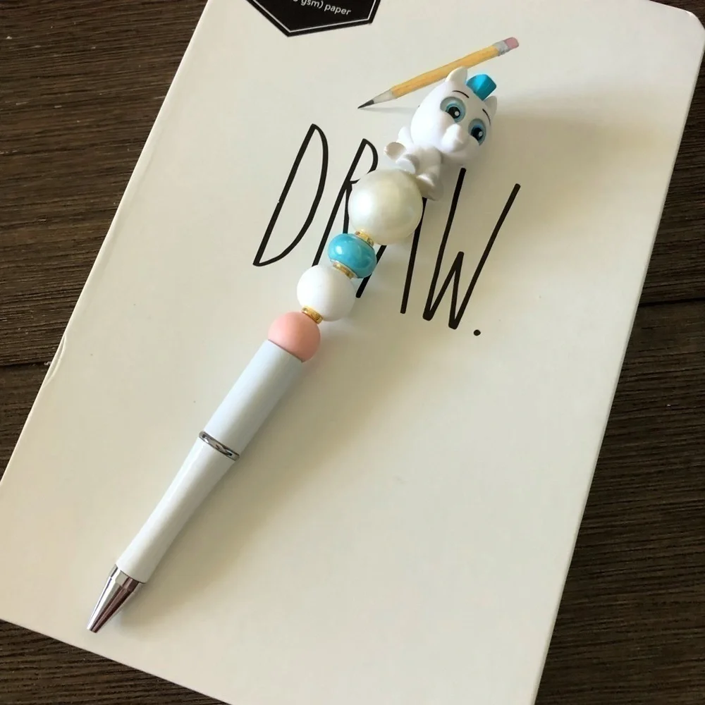 Disney Doorables: Hercules: Pegasus handmade beaded pen